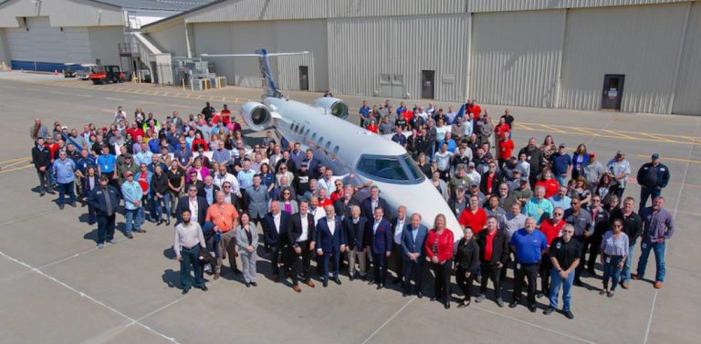 Final Learjet Rolls off Production Line