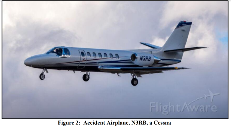 Cessna 560 Citation V N3RB – NTSB Final Report